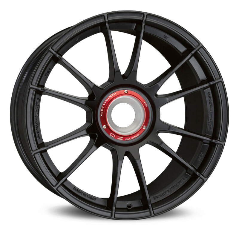 Jante OZ Ultraleggera HLT 19x8.5" Ecrou Central ET53, Noir Mat