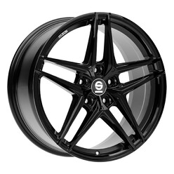 Jante Sparco Record 17x7.5" 5x100 ET35, Noir Brillant