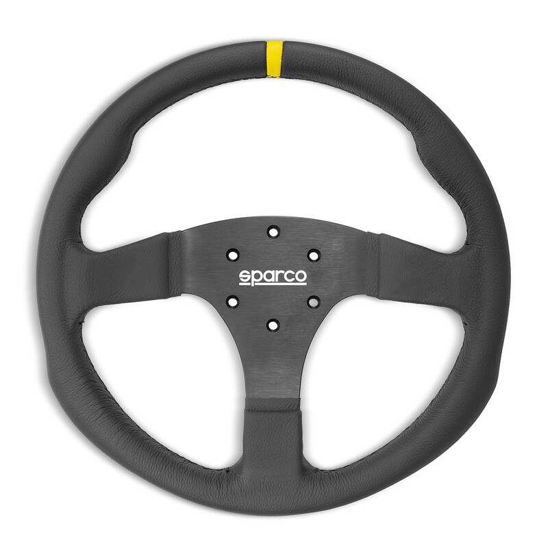 Volant Sparco R330, Plat, Cuir