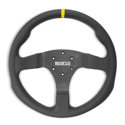 Volant Sparco R350, Plat, Cuir