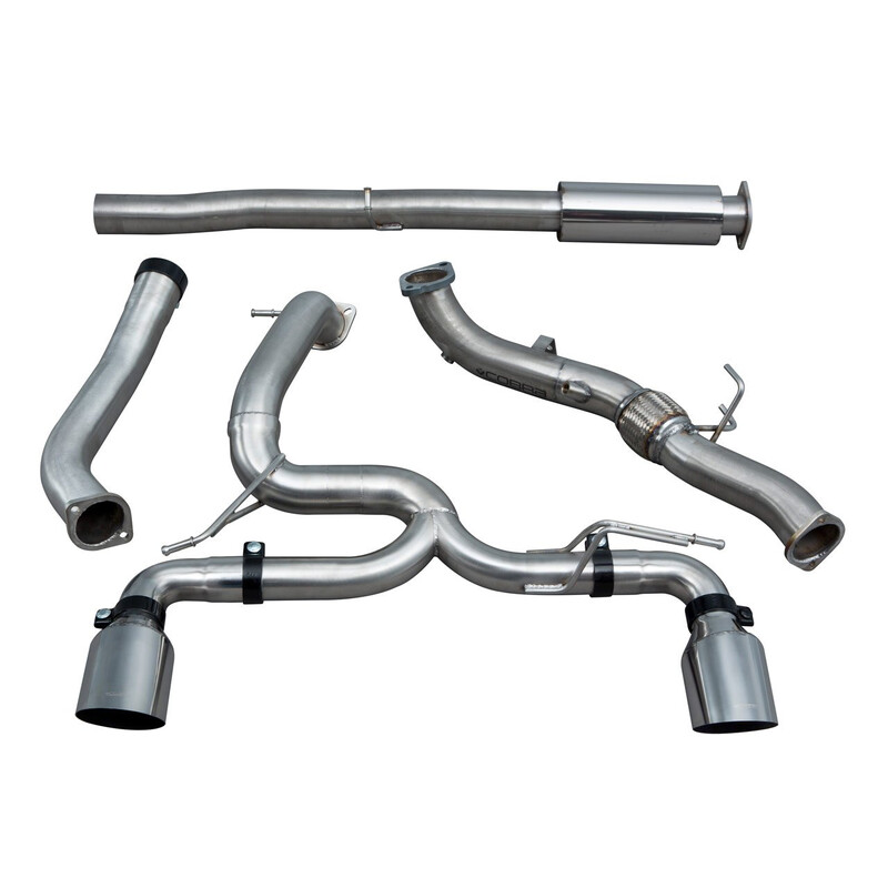 Ligne d'Echappement Complète Turboback "Venom Box Delete" Cobra pour Ford Focus RS MK3