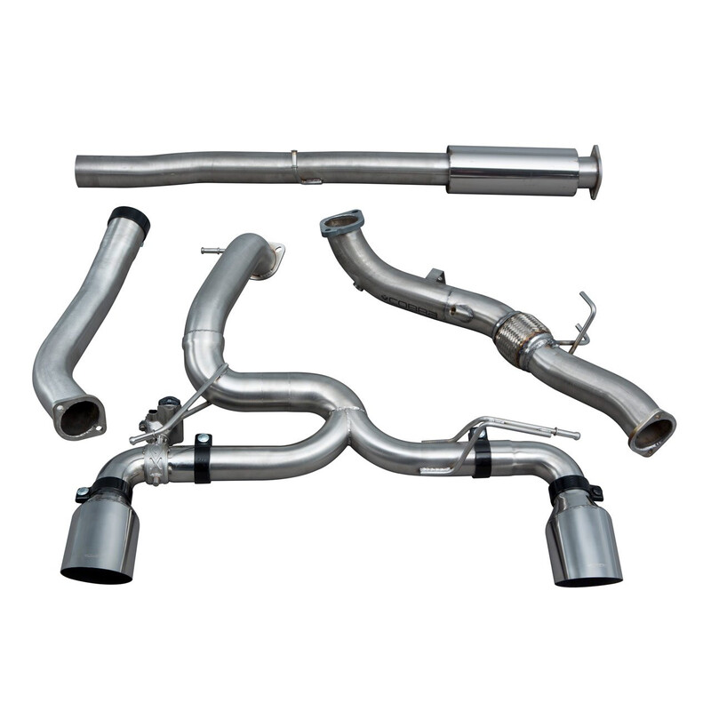 Ligne d'Echappement Complète Turboback "Venom Box Delete" Cobra pour Ford Focus RS MK3