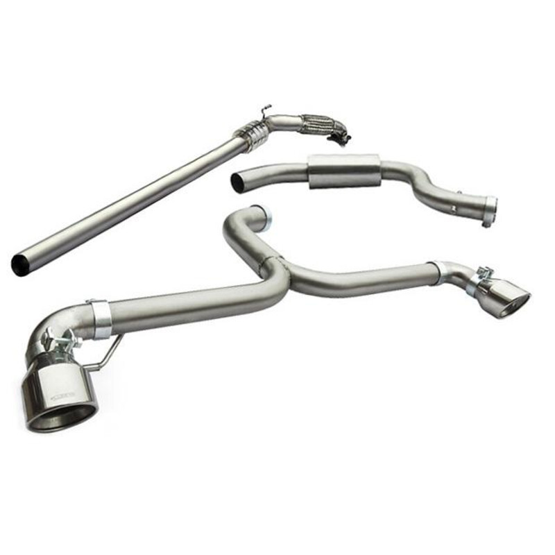 Ligne d'Echappement Complète Turboback "Venom Box Delete" Cobra pour VW Golf 6 GTI 2.0L TSI (09-12)