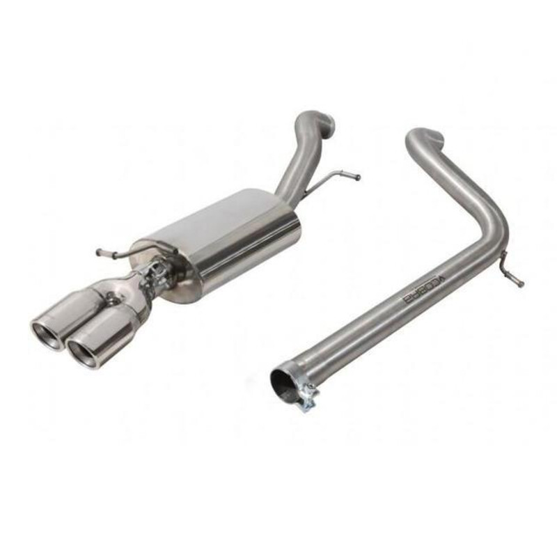 Ligne d'Echappement "Catback" Cobra pour Audi A1 S Line 1.4L FSI (10-18)