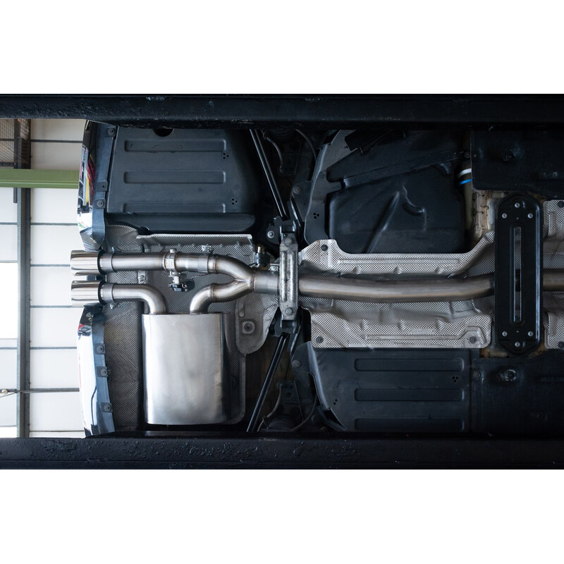 Ligne d'Echappement "Catback" Cobra pour Mini John Cooper Works F56 LCI Facelift Ø3" (2018+), avec Valve