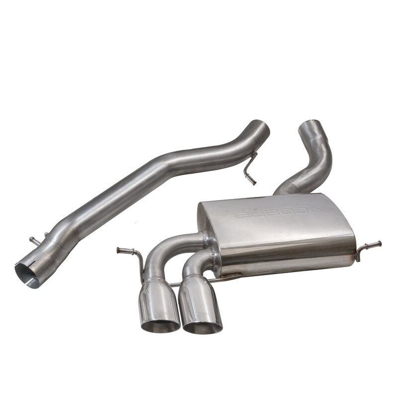 Ligne d'Echappement "Catback" Cobra pour Audi S3 8P (3 Portes, 03-13)