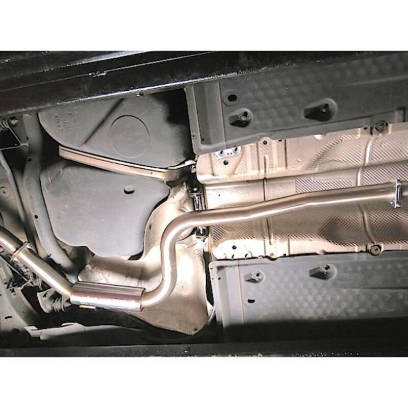 Ligne d'Echappement "Catback" Cobra pour Audi A3 8P 3 Portes, 2.0L TDI 170, 2 Roues Motrices (08-12)