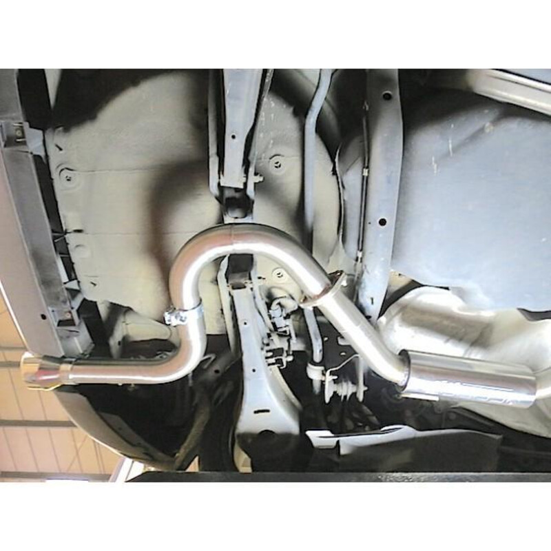Ligne d'Echappement "Catback" Cobra pour Audi A3 8P Sportback, 2.0L TDI 170, 2 Roues Motrices (08-12)