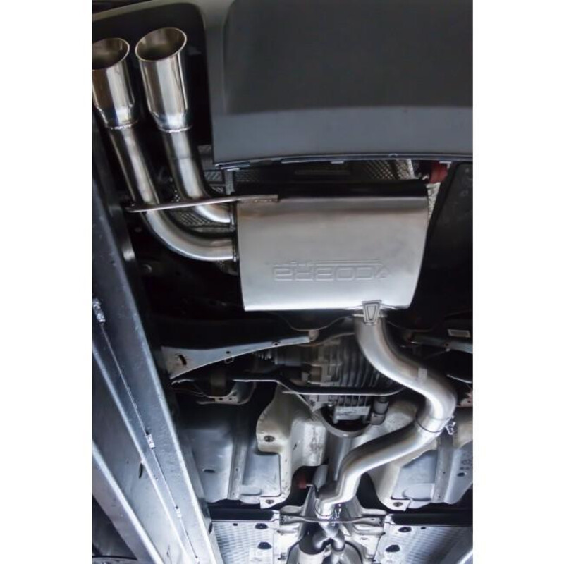 Ligne d'Echappement "Catback" Cobra pour Audi S3 8P (Sportback, 03-13)