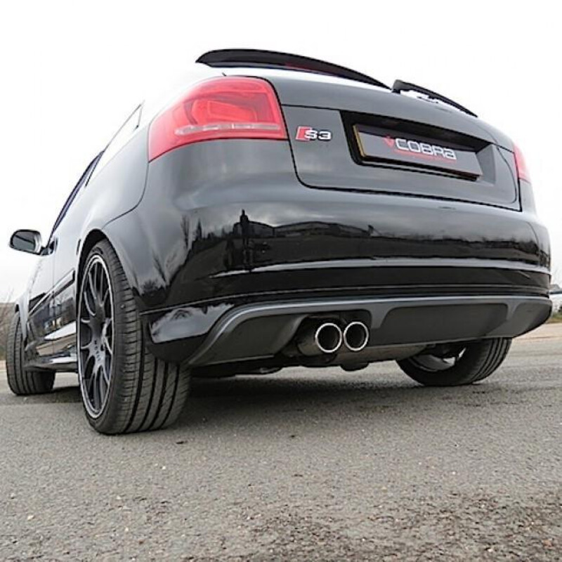 Ligne d'Echappement "Catback" Cobra pour Audi S3 8P (Sportback, 03-13)