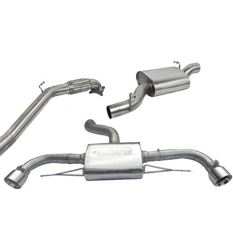 Ligne d'Echappement Complète "Turboback" Cobra pour Audi TT 8J 2.0L TFSI (Quattro, 12-14)