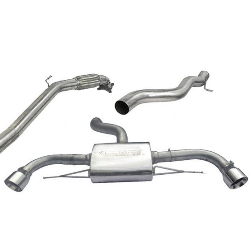 Ligne d'Echappement Complète "Turboback" Cobra pour Audi TT 8J 2.0L TFSI (Quattro, 12-14)