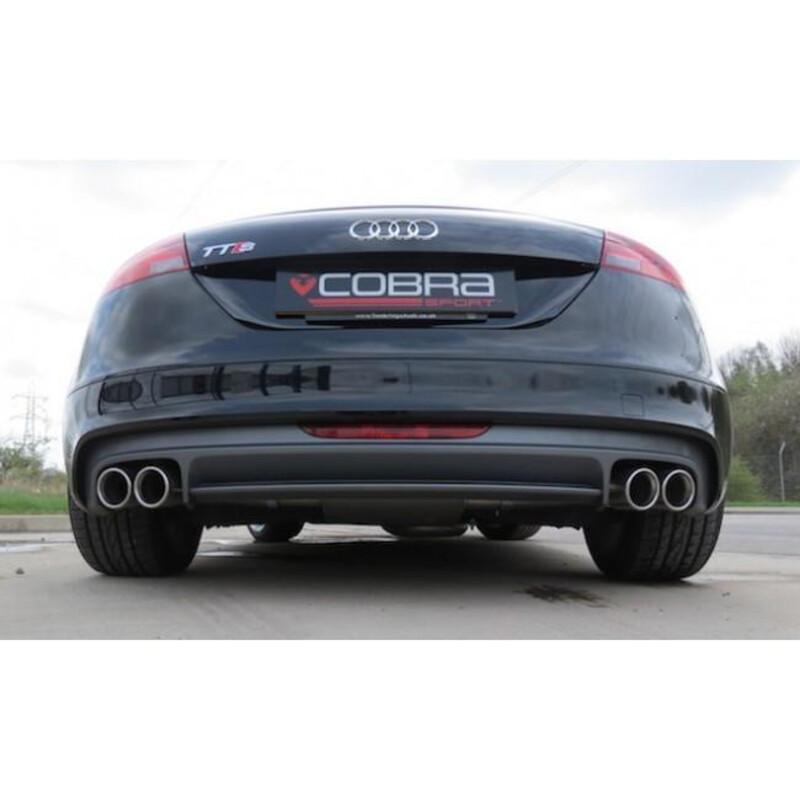 Ligne d'Echappement "Catback" Cobra pour Audi TTS 8J (Quattro, 08-14)