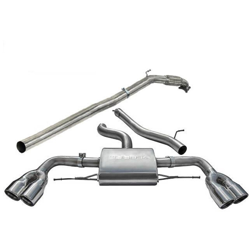 Ligne d'Echappement Complète "Turboback" Cobra pour Audi TTS 8J (Quattro, 08-14)