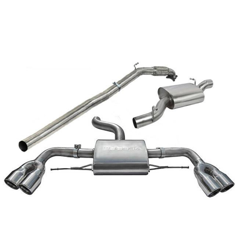 Ligne d'Echappement Complète "Turboback" Cobra pour Audi TTS 8J (Quattro, 08-14)