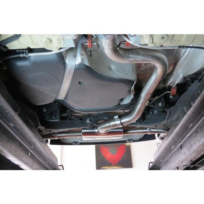 Ligne d'Echappement Complète "Turboback" Cobra pour Audi TT 8J 1.8 & 2.0L TFSI (2 Roues Motrices, 11-14)