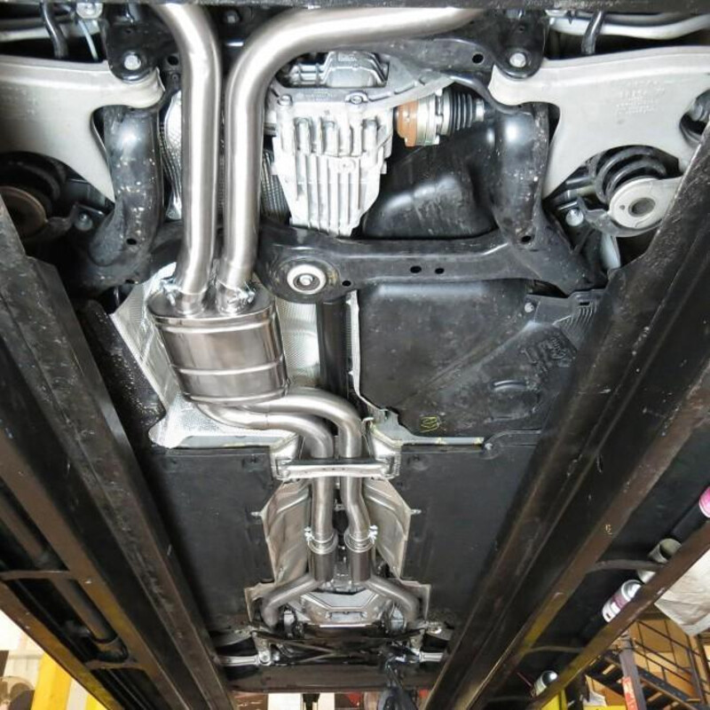 Ligne d'Echappement "Catback" Cobra pour Audi S5 B8 3.0L TFSI (07-16)
