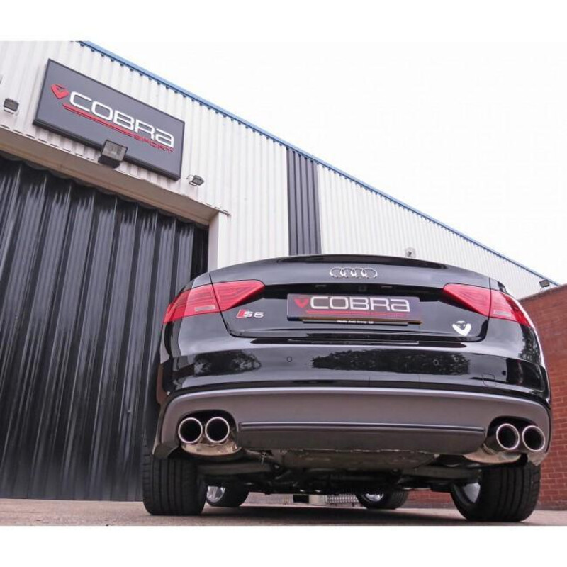 Ligne d'Echappement "Catback" Cobra pour Audi S5 B8 3.0L TFSI (07-16)