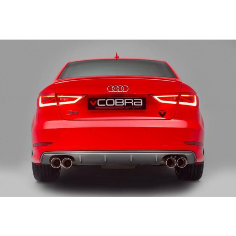 Ligne d'Echappement Complète "Turboback" Cobra pour Audi S3 8V Berline (12-20)
