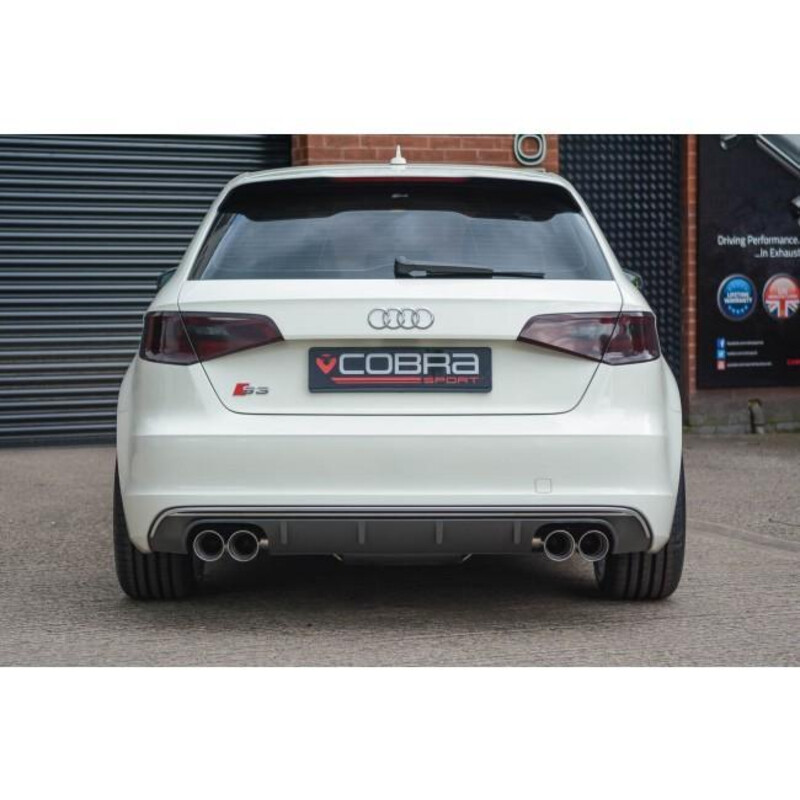Ligne d'Echappement "Catback" Cobra pour Audi S3 8V Sportback (12-20)