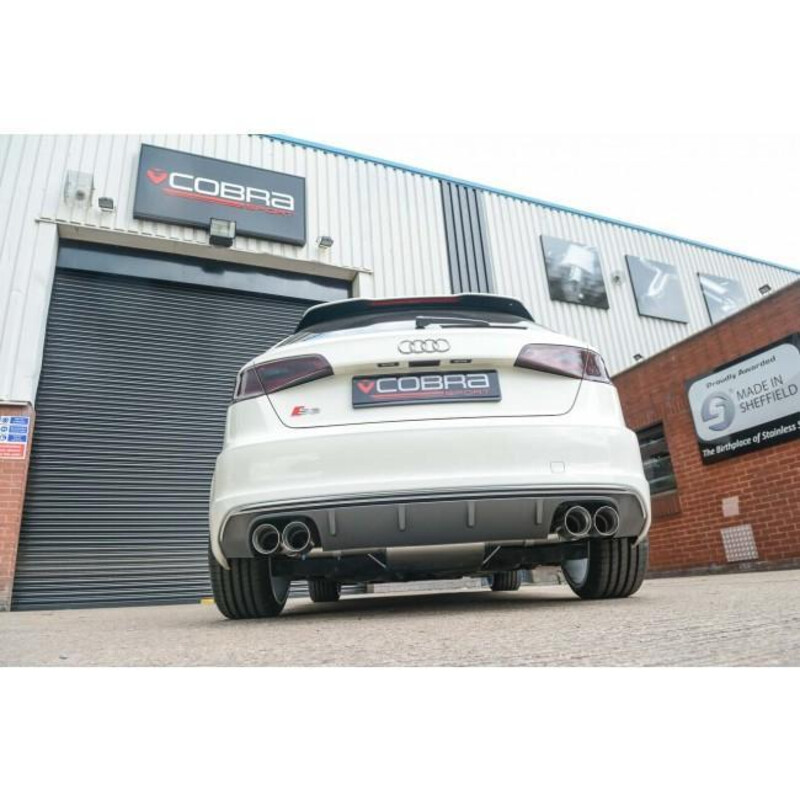 Ligne d'Echappement Complète "Turboback" Cobra pour Audi S3 8V Sportback (12-20)