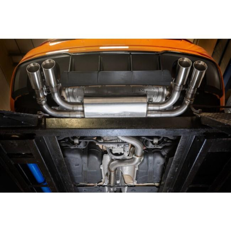 Ligne d'Echappement "Catback" Cobra pour Audi S3 8V 3 Portes (12-20) - Avec Valve