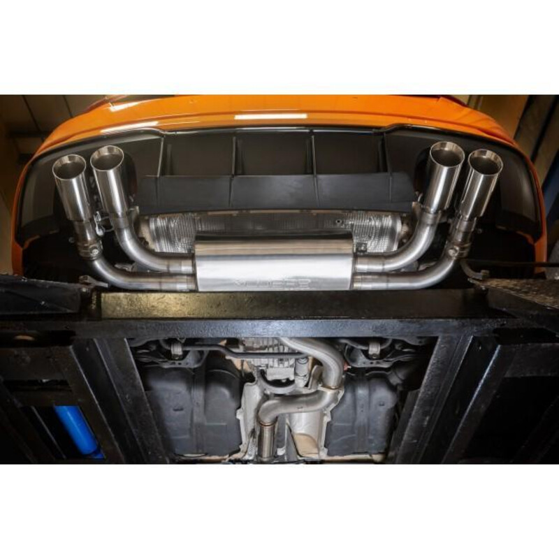 Ligne d'Echappement Complète "Turboback" Cobra pour Audi S3 8V 3 Portes (12-20) - Avec Valve