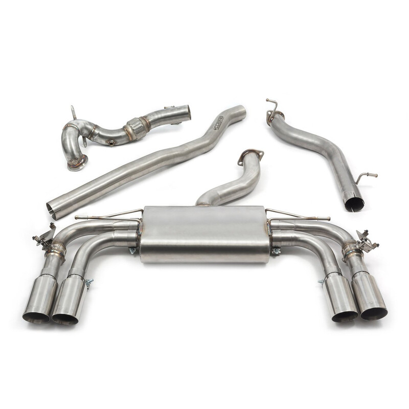 Ligne d'Echappement Complète "Turboback" Cobra pour Audi S3 8V Berline (12-20) - Avec Valve