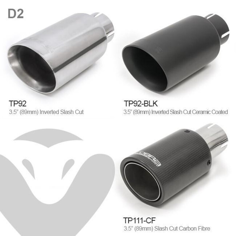 Ligne d'Echappement Complète "Turboback" Cobra pour Audi S3 8V Berline (12-20) - Avec Valve