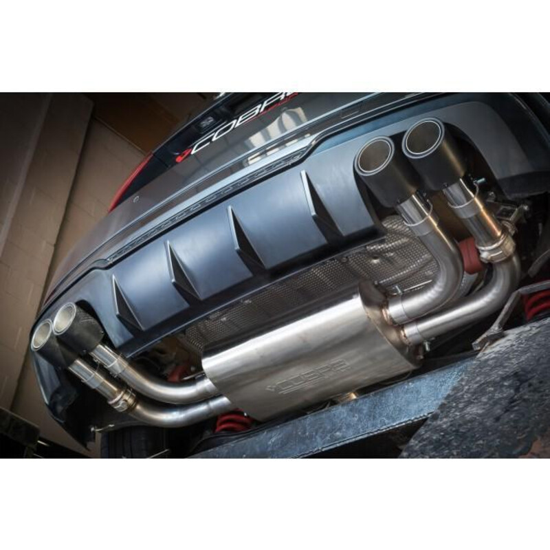 Ligne d'Echappement "Catback" Cobra pour Audi S3 8V Sportback (12-20) - Avec Valve