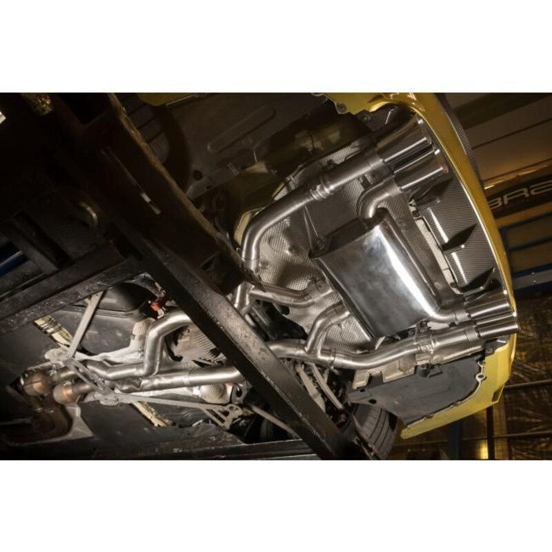 Ligne d'Echappement "Catback" Cobra pour BMW M4 F82 - Avec Valve (Ø3")