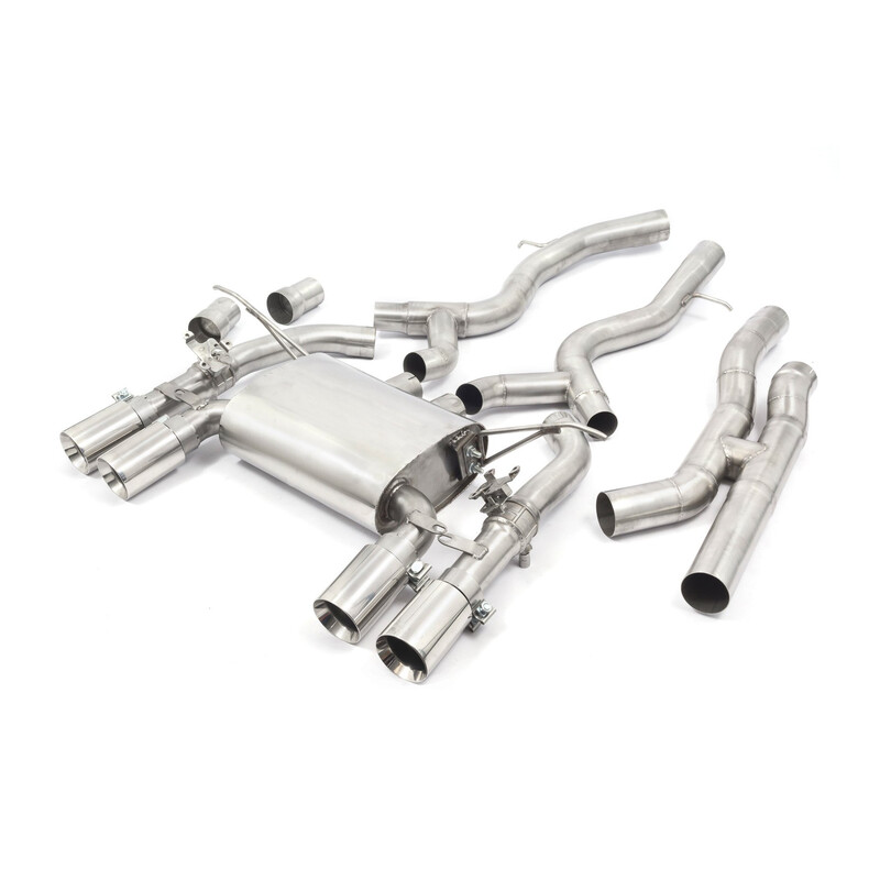 Ligne d'Echappement "Catback" Cobra pour BMW M4 F82 - Avec Valve (Ø3")