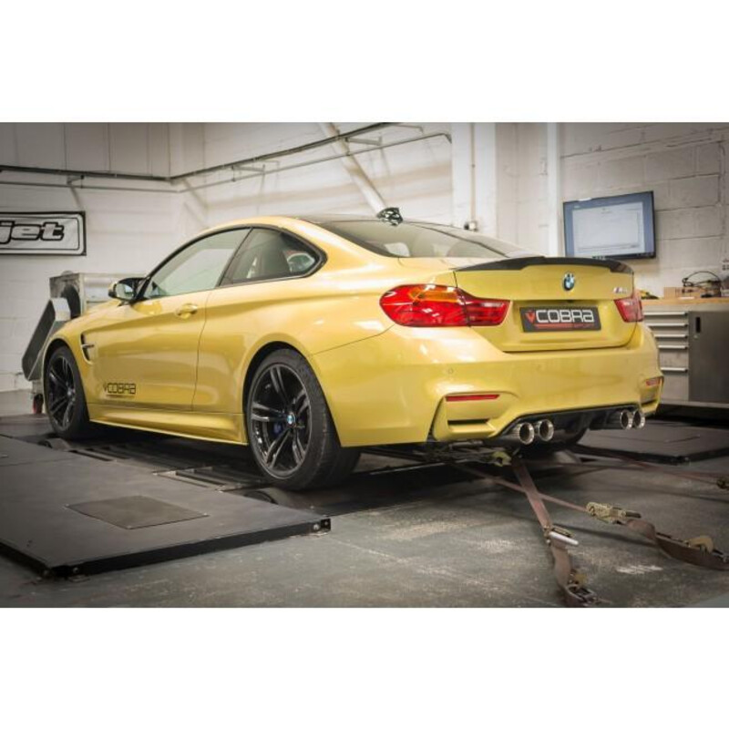 Ligne d'Echappement Complète "Turboback" Cobra pour BMW M4 F82 - Avec Valve (Ø3")