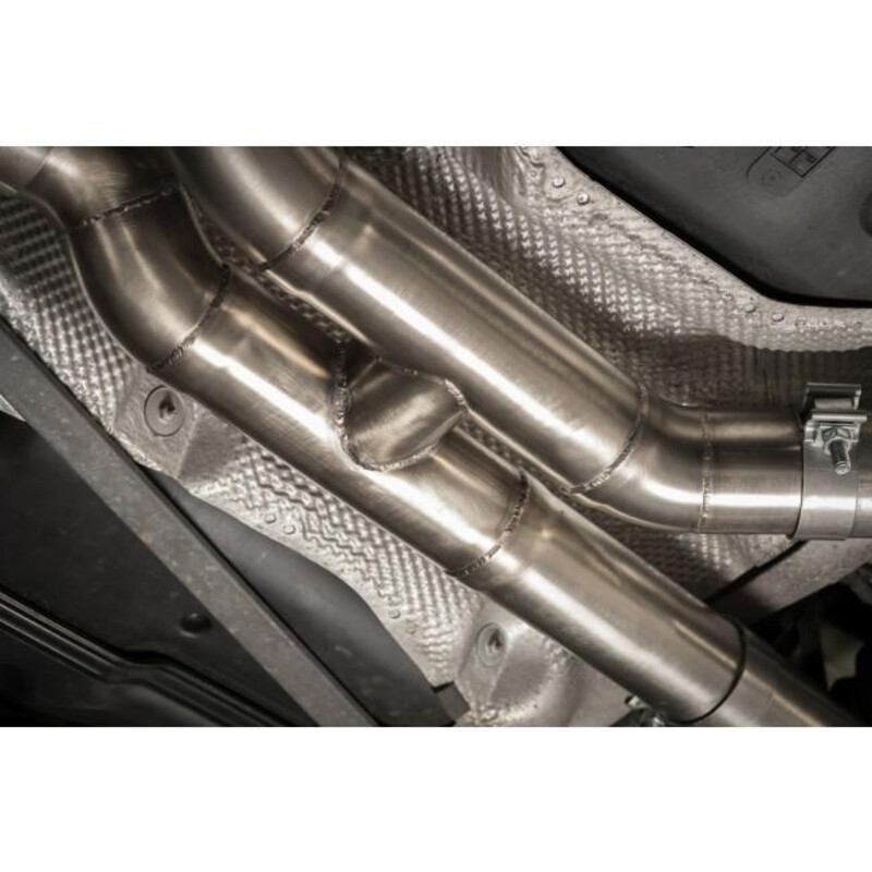 Ligne d'Echappement Complète "Turboback" Cobra pour BMW M4 F82 - Avec Valve (Ø3")