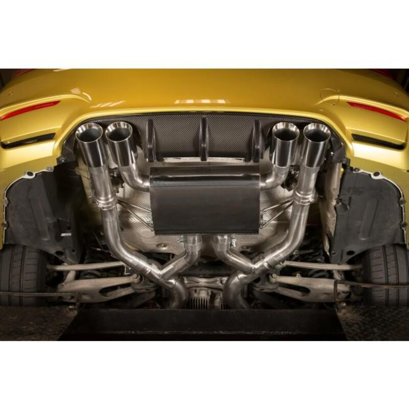 Ligne d'Echappement Complète "Turboback" Cobra pour BMW M4 F82 - Avec Valve (Ø3")