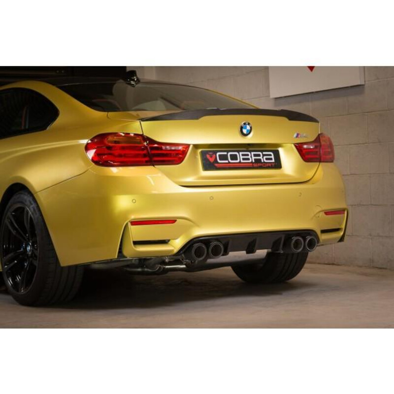 Ligne d'Echappement Complète "Turboback" Cobra pour BMW M4 F82 - Avec Valve (Ø3")