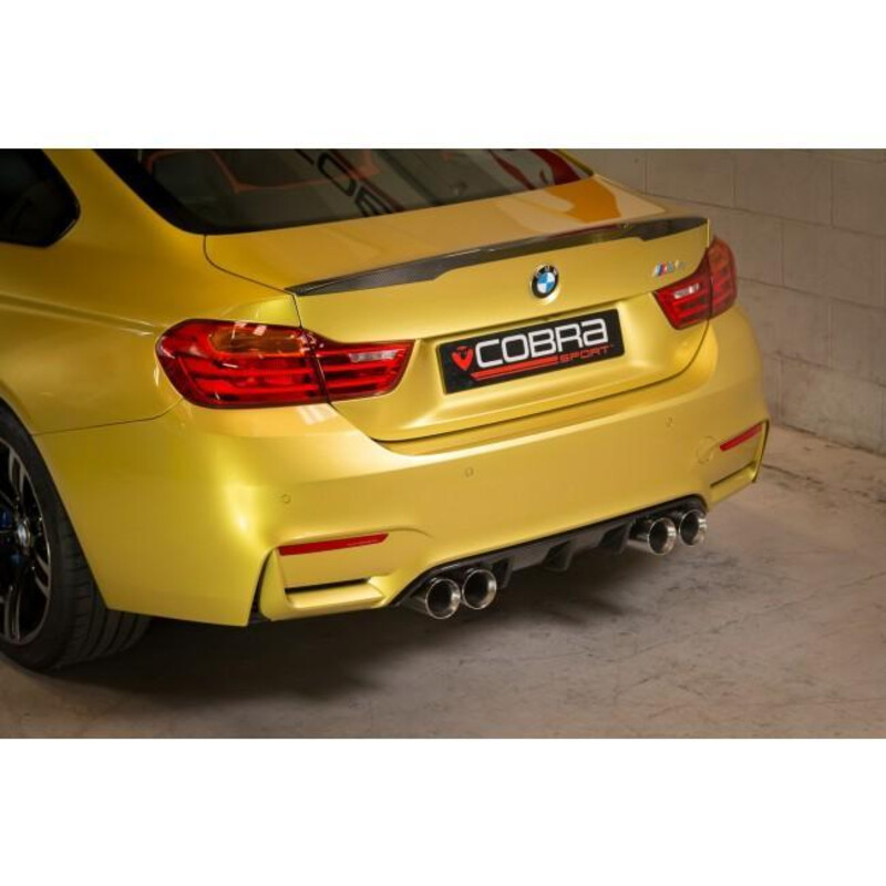 Ligne d'Echappement Complète "Turboback" Cobra pour BMW M4 F82 - Avec Valve (Ø3")