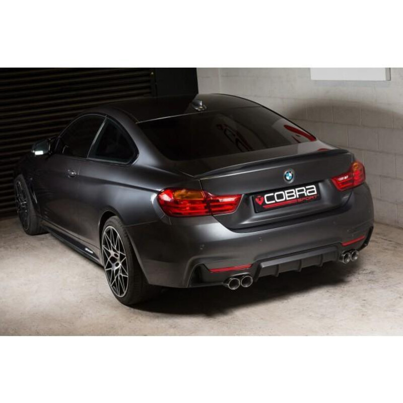 Silencieux "Style M4" Cobra pour BMW 435d F32, F33 & F36 (13-20)