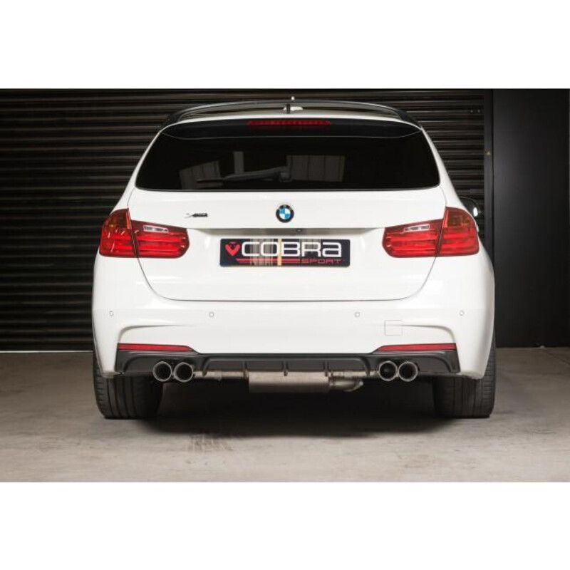 Silencieux "Style M3" Cobra pour BMW 335d Berline F30 & Touring F31 (12-18)