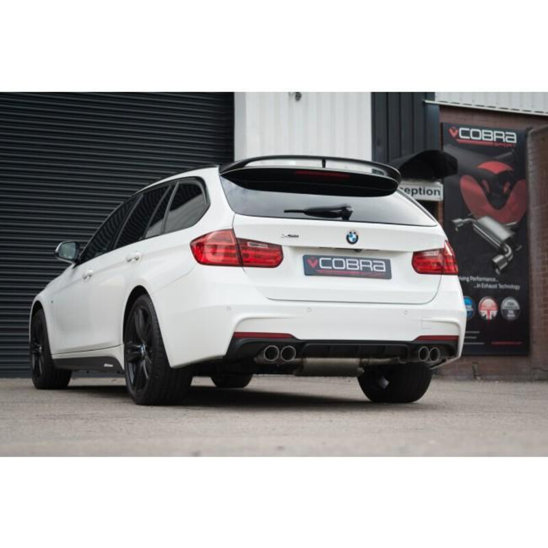Silencieux "Style M3" Cobra pour BMW 335d Berline F30 & Touring F31 (12-18)