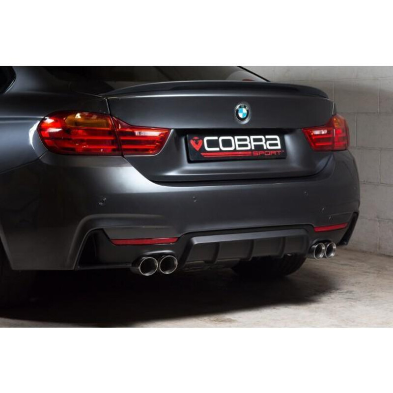Silencieux "Style M4" Cobra pour BMW 430d F32, F33 & F36 (13-20)