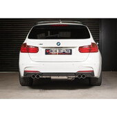 Silencieux "Style M3" Cobra pour BMW 330d Berline F30 & Touring F31 (12-18)