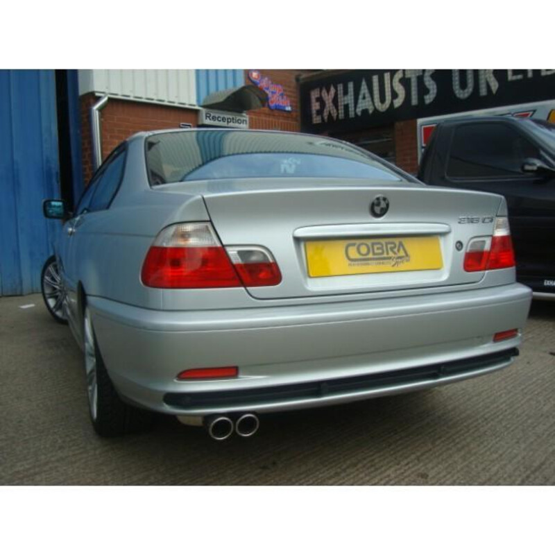 Ligne d'Echappement "Catback" Cobra pour BMW 316i & 318i E46