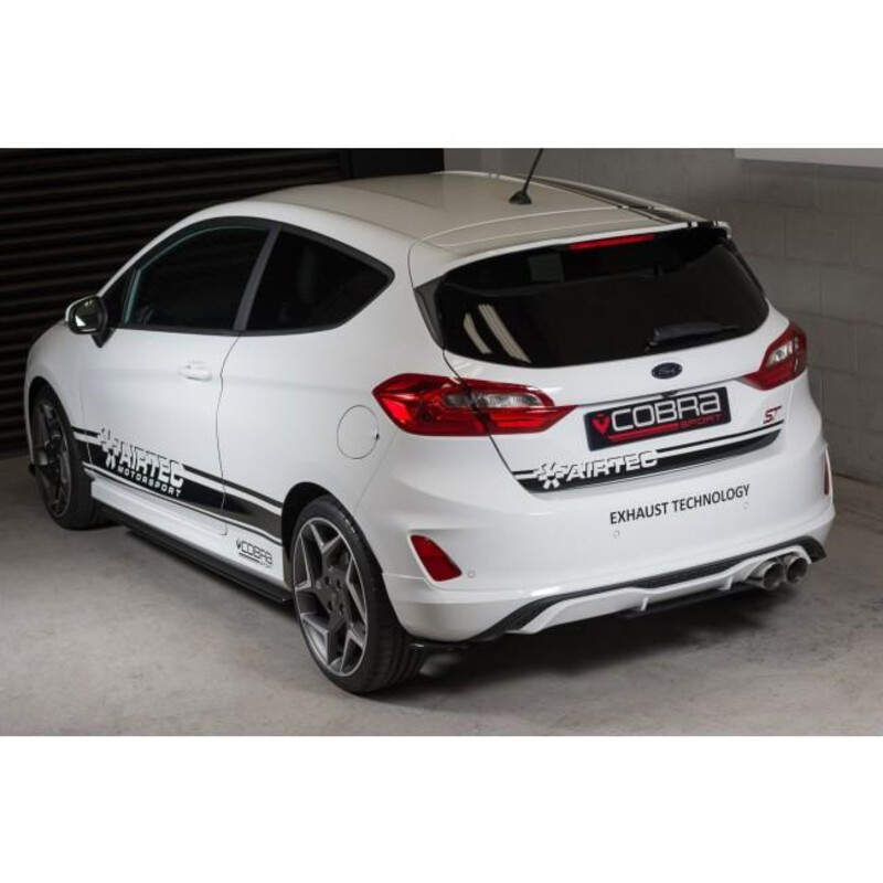 Ligne d'Echappement Complète Cobra pour Ford Fiesta ST MK8 - Avec Valve