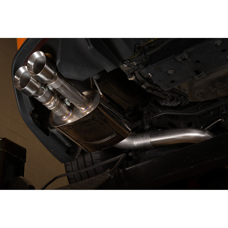Ligne d'Echappement "Catback" Cobra pour Ford Mustang - Avec Valve (Ø3")