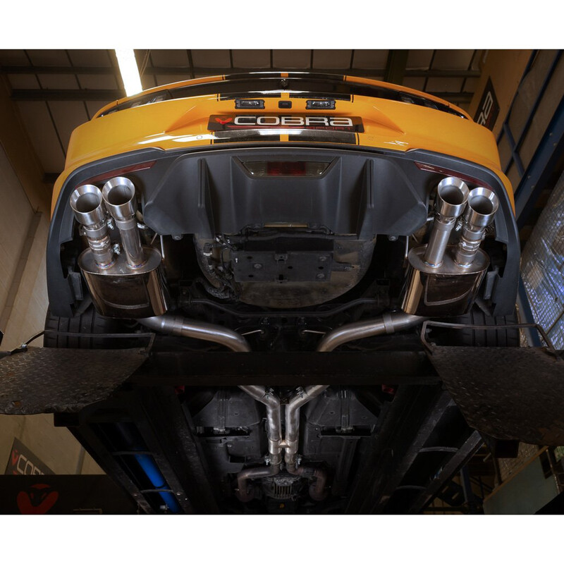 Ligne d'Echappement "Catback" Cobra pour Ford Mustang - Avec Valve (Ø3")