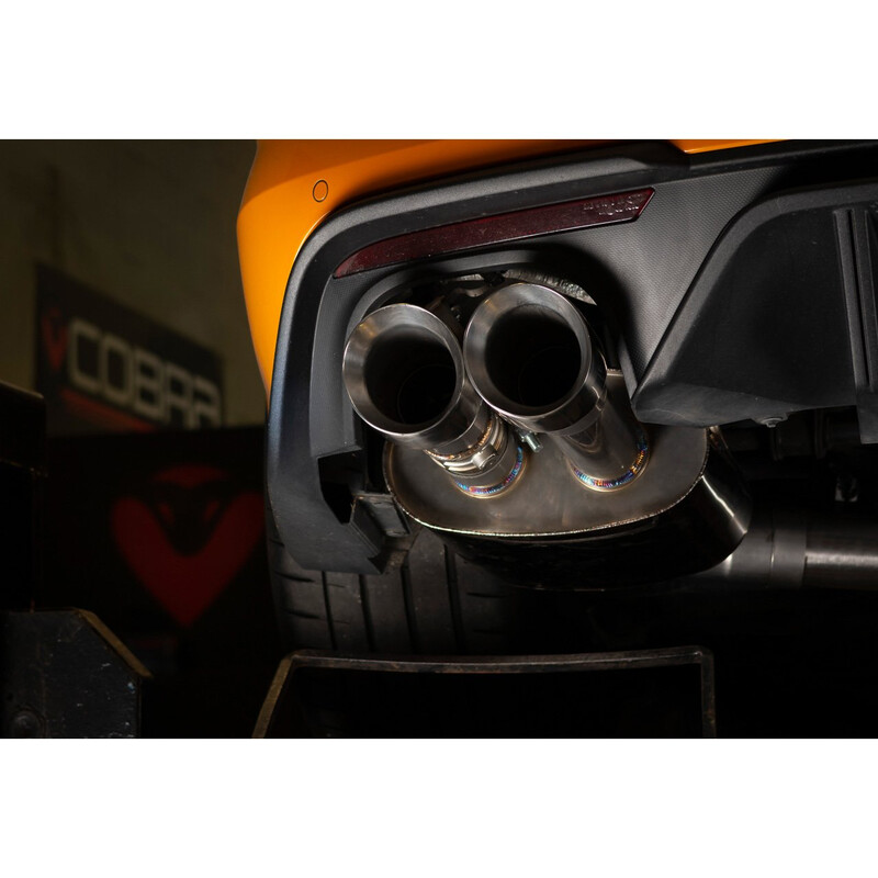 Ligne d'Echappement "Catback" Cobra pour Ford Mustang - Avec Valve (Ø3")