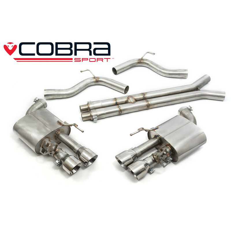 Ligne d'Echappement "Catback" Cobra pour Ford Mustang - Avec Valve (Ø3")