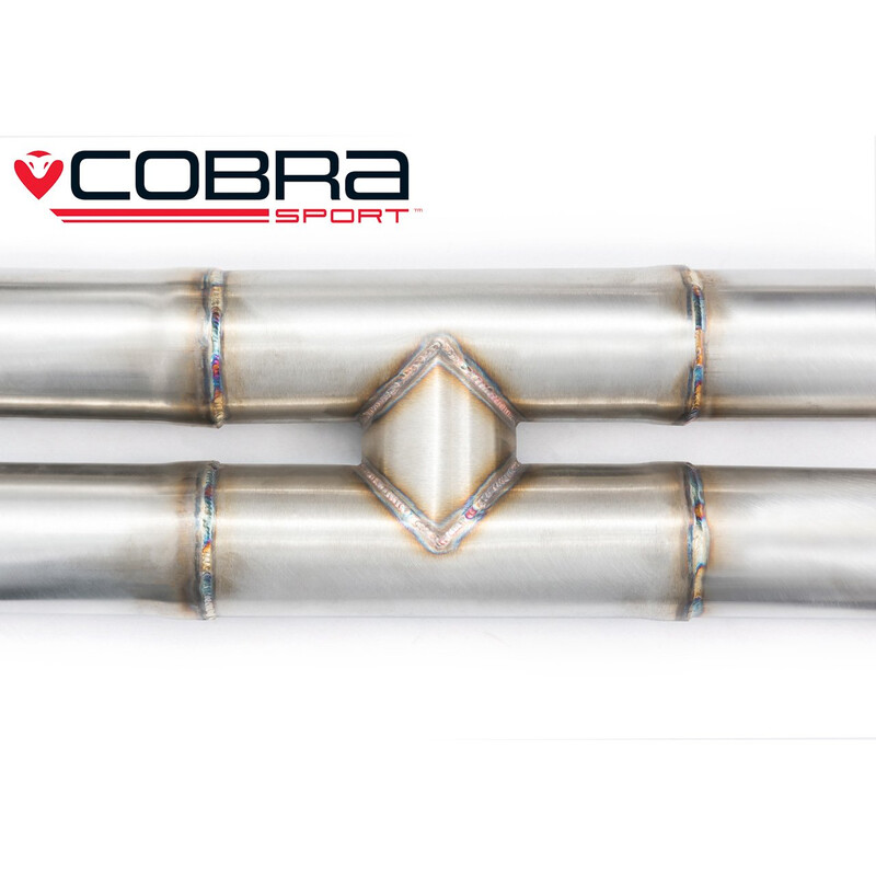 Ligne d'Echappement "Catback" Cobra pour Ford Mustang - Avec Valve (Ø3")