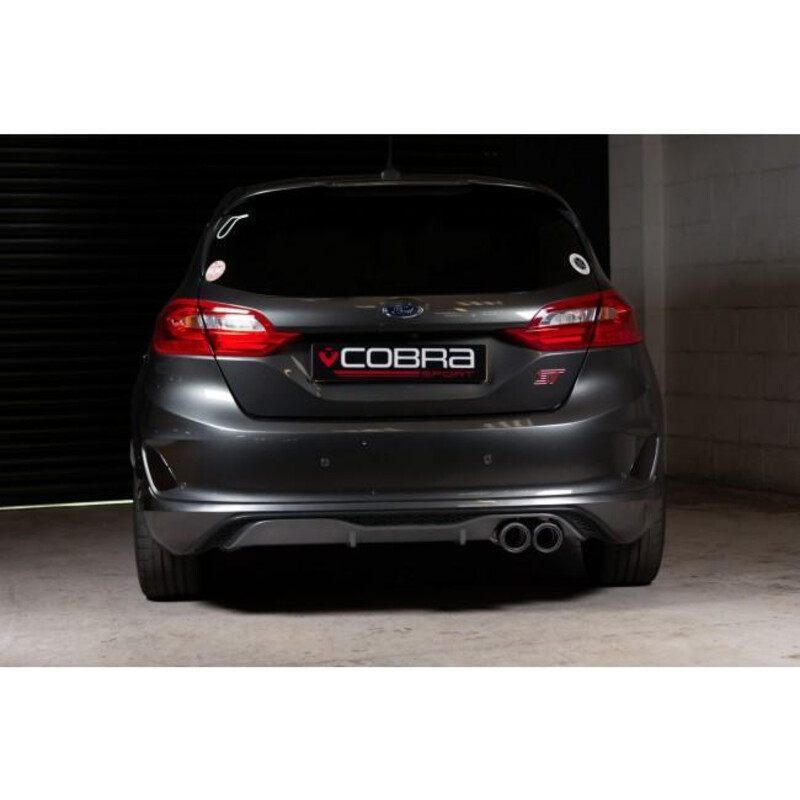 Ligne d'Echappement "Catback" Cobra pour Ford Fiesta ST MK8 - Avec Valve